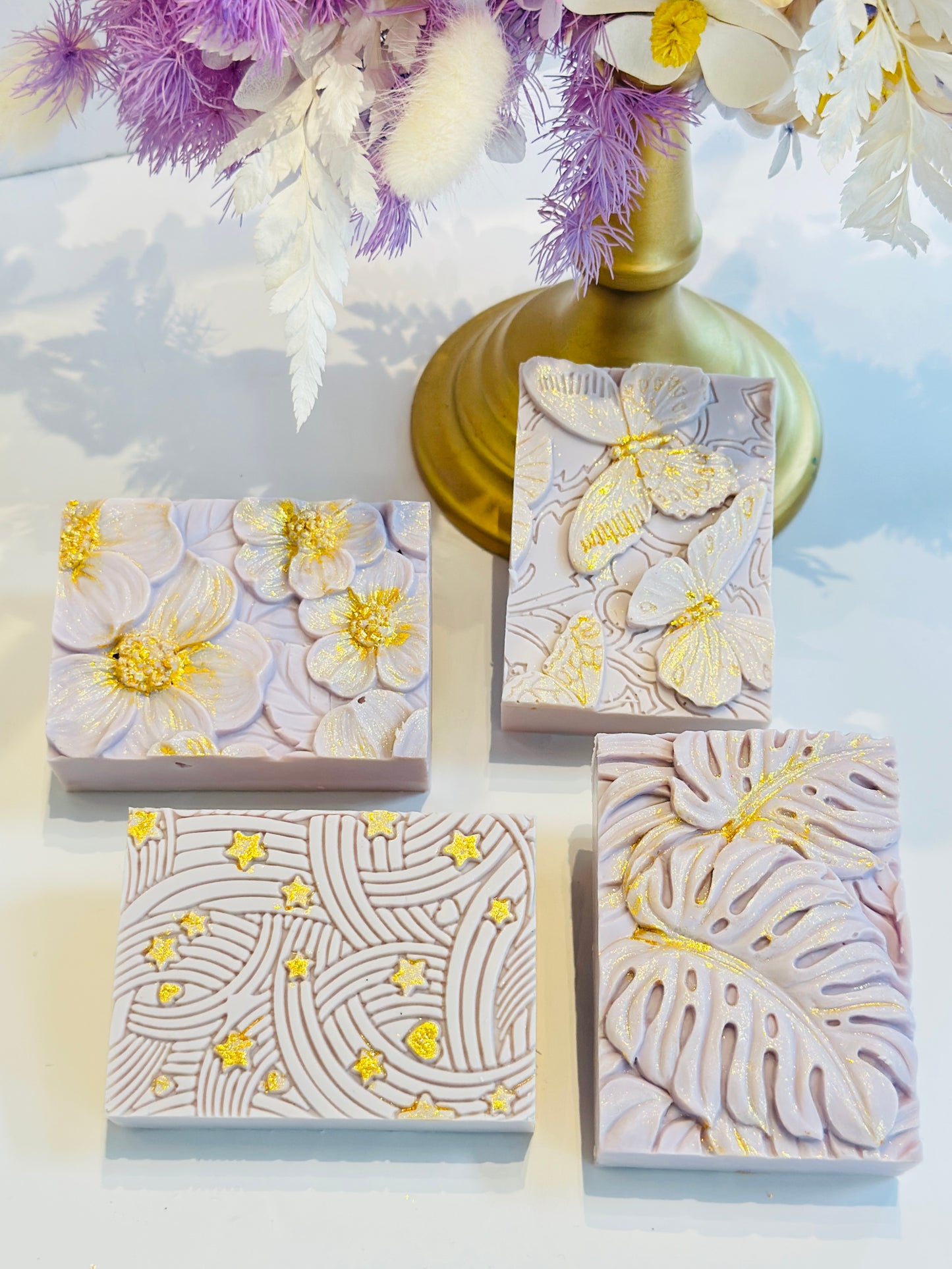 Soothing bar Soap No 13. Drawing - Scent : Blossom