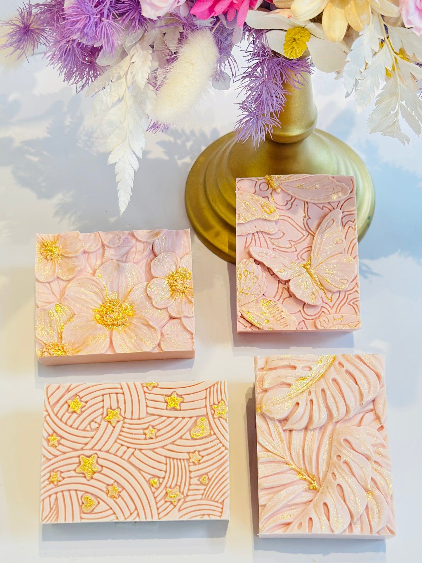Soothing bar Soap No 13. Drawing - Scent : Cherry Blossom