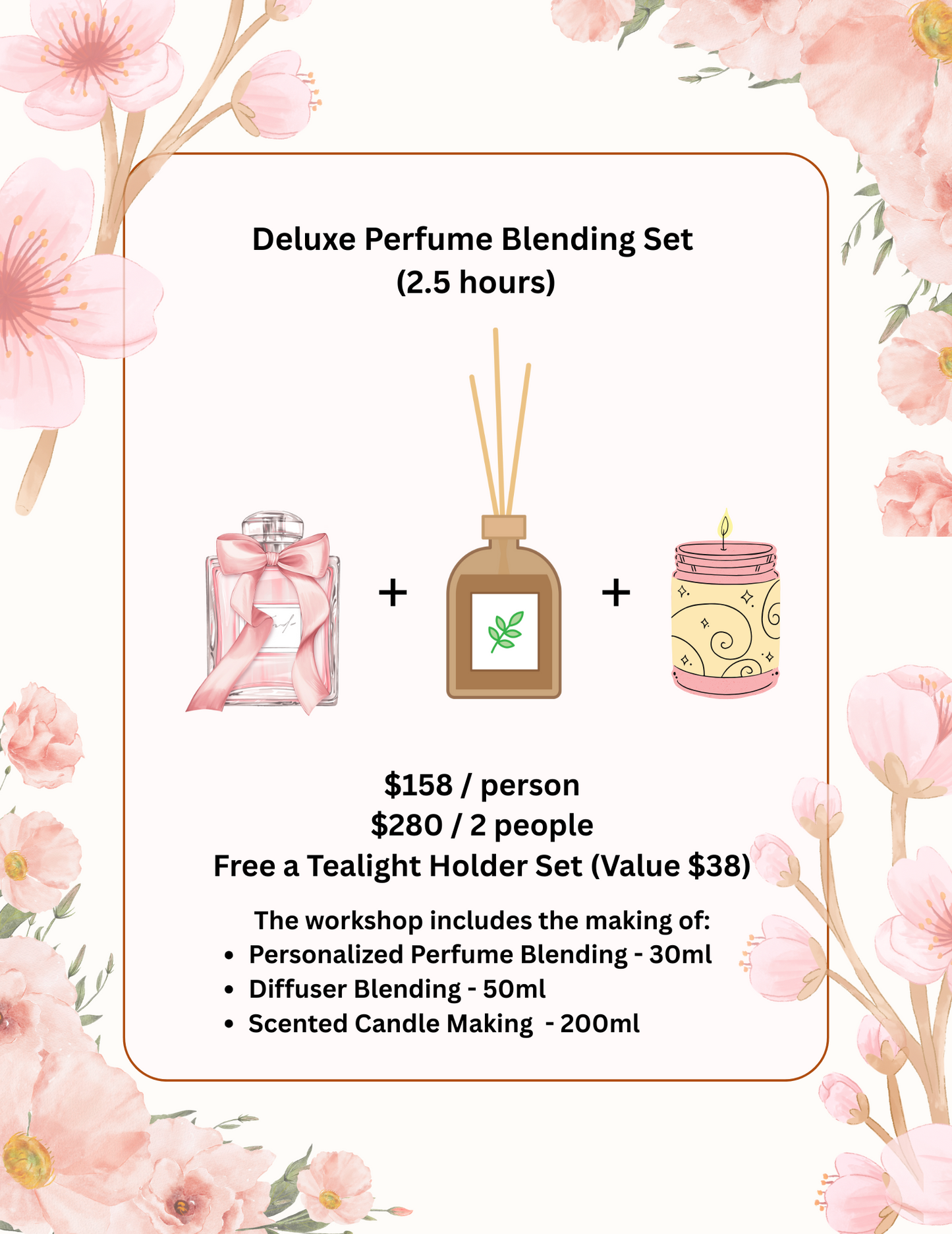 Personalized  Perfume Blending Workshop