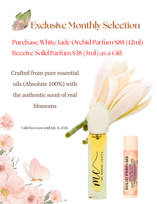 Exclusive Monthly Selection｜A Gift of White Jade Orchid